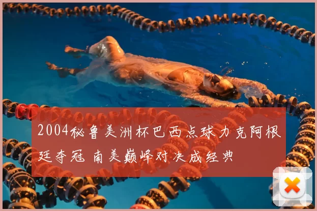 2004秘鲁美洲杯巴西点球力克阿根廷夺冠 南美巅峰对决成经典